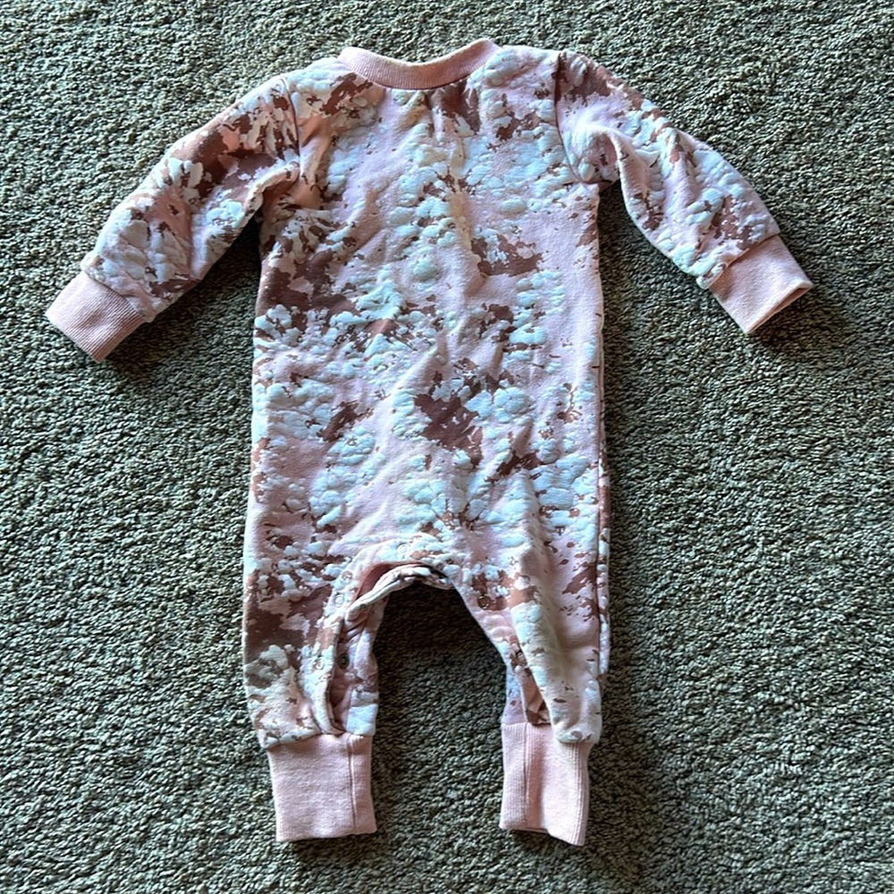 Tiny Tribe pink camo one piece